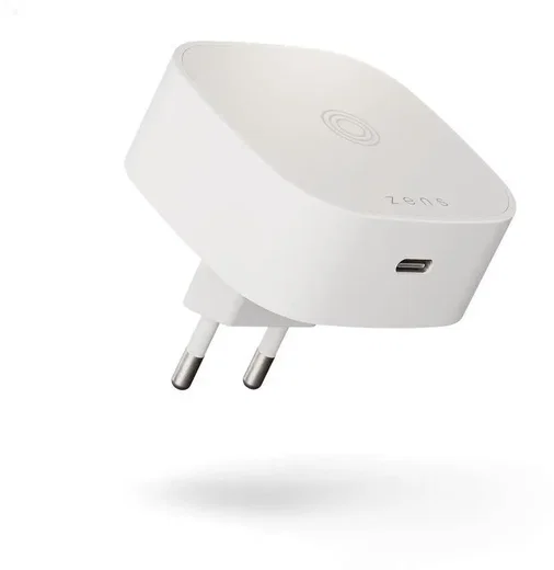 ZENS Magnetische Draadloze Adapter Qi2 / MagSafe 15W Oplader Wit afbeelding 2