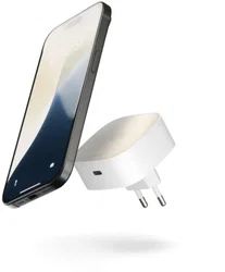 ZENS Magnetische Draadloze Adapter Qi2 / MagSafe 15W Oplader Wit afbeelding