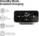 ZENS Magnetic Nightstand Charger 15W met Qi2 en MagSafe Wit afbeelding 4