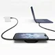 ZENS Pro 2 USB-C naar USB-C Kabel 140W met Draadloze Qi2 15W Oplader 1,5M Zwart afbeelding 3