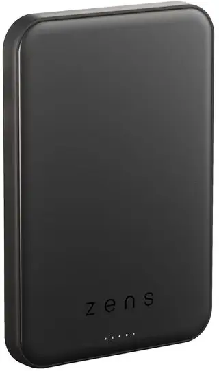 ZENS Powerbank 5.000 mAh Qi2.2 25W Magnetische Draadloze Powerbank Zwart afbeelding 1