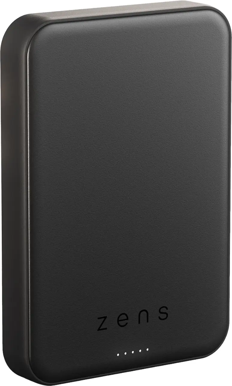 ZENS Powerbank 10.000 mAh Qi2.2 25W Magnetische Draadloze Powerbank Zwart afbeelding 1