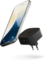 ZENS Wireless Charging Adapter 15W Magsafe en Qi2 Zwart + 18W USB-C Poort afbeelding