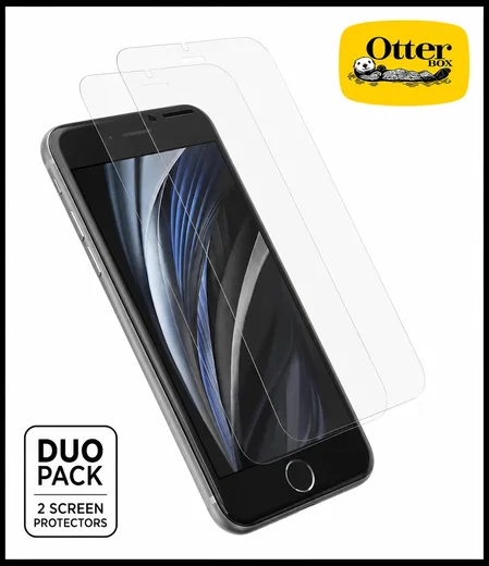 OtterBox Glass Apple iPhone SE(2022/2022) DUO pack afbeelding 1