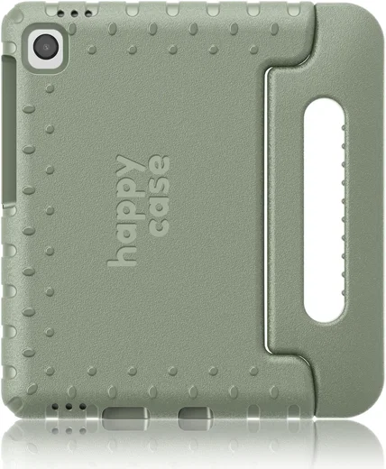HappyCase Samsung Tab A11 Plus / Tab A9 Plus Kinder Tablethoes Handvat Khaki afbeelding 1