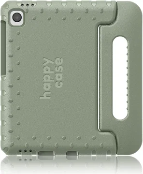 HappyCase Samsung Tab A11 Plus / Tab A9 Plus Kinder Tablethoes Handvat Khaki