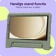HappyCase Samsung Tab A11 Plus / Tab A9 Plus Kinder Tablethoes Handvat Khaki afbeelding 2