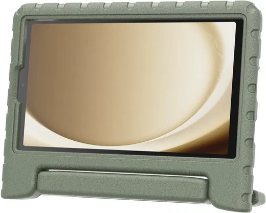 HappyCase Samsung Tab A11 Plus / Tab A9 Plus Kinder Tablethoes Handvat Khaki afbeelding 5