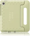 HappyCase Samsung Tab A11 Plus / A9 Plus Kinder Tablethoes Handvat Beige