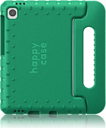 HappyCase Samsung Tab A11 Plus / A9 Plus Kinder Tablethoes Handvat Donker Groen afbeelding 1