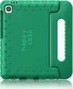 HappyCase Samsung Tab A11 Plus / A9 Plus Kinder Tablethoes Handvat Donker Groen