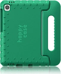 HappyCase Samsung Tab A11 Plus / A9 Plus Kinder Tablethoes Handvat Donker Groen afbeelding