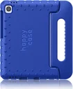 HappyCase Samsung Tab A11 Plus / A9 Plus Kinder Tablethoes Handvat Donker Blauw