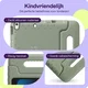 HappyCase Samsung Galaxy Tab A11 / A9 Kinder Tablethoes met Handvat Khaki afbeelding 2