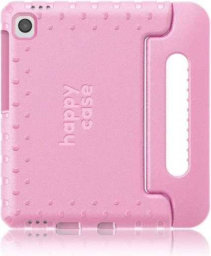 HappyCase Samsung Galaxy Tab A11 / A9 Kinder Tablethoes met Handvat Licht Roze afbeelding 1