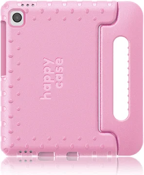 HappyCase Samsung Galaxy Tab A11 / A9 Kinder Tablethoes met Handvat Licht Roze
