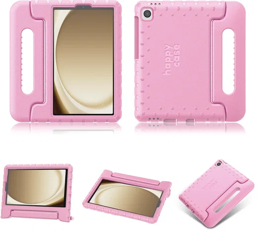 HappyCase Samsung Galaxy Tab A11 / A9 Kinder Tablethoes met Handvat Licht Roze afbeelding 9