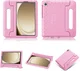 HappyCase Samsung Galaxy Tab A11 / A9 Kinder Tablethoes met Handvat Licht Roze afbeelding 9