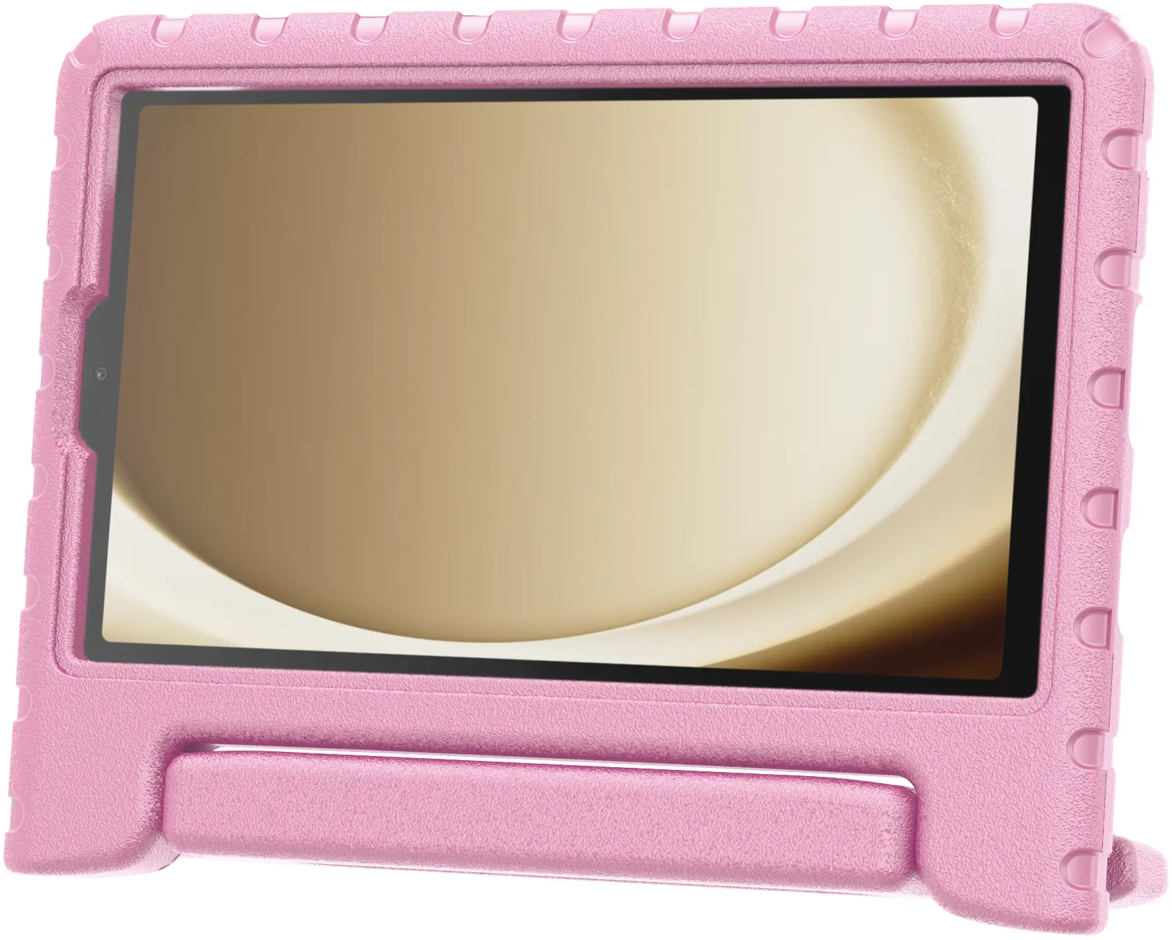 HappyCase Samsung Galaxy Tab A11 / A9 Kinder Tablethoes met Handvat Licht Roze afbeelding 6