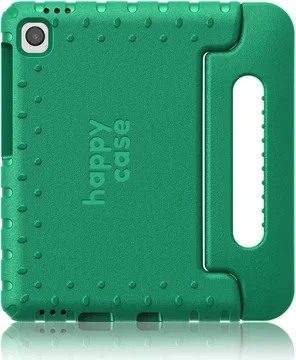HappyCase Samsung Galaxy Tab A11 / A9 Kinder Tablethoes met Handvat Donker Groen