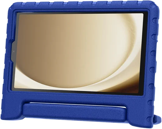 HappyCase Samsung Galaxy Tab A11 / A9 Kinder Tablethoes met Handvat Donker Blauw afbeelding 6