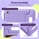 HappyCase Samsung Galaxy Tab A11 / A9 Kinder Tablethoes met Handvat Lila afbeelding 2