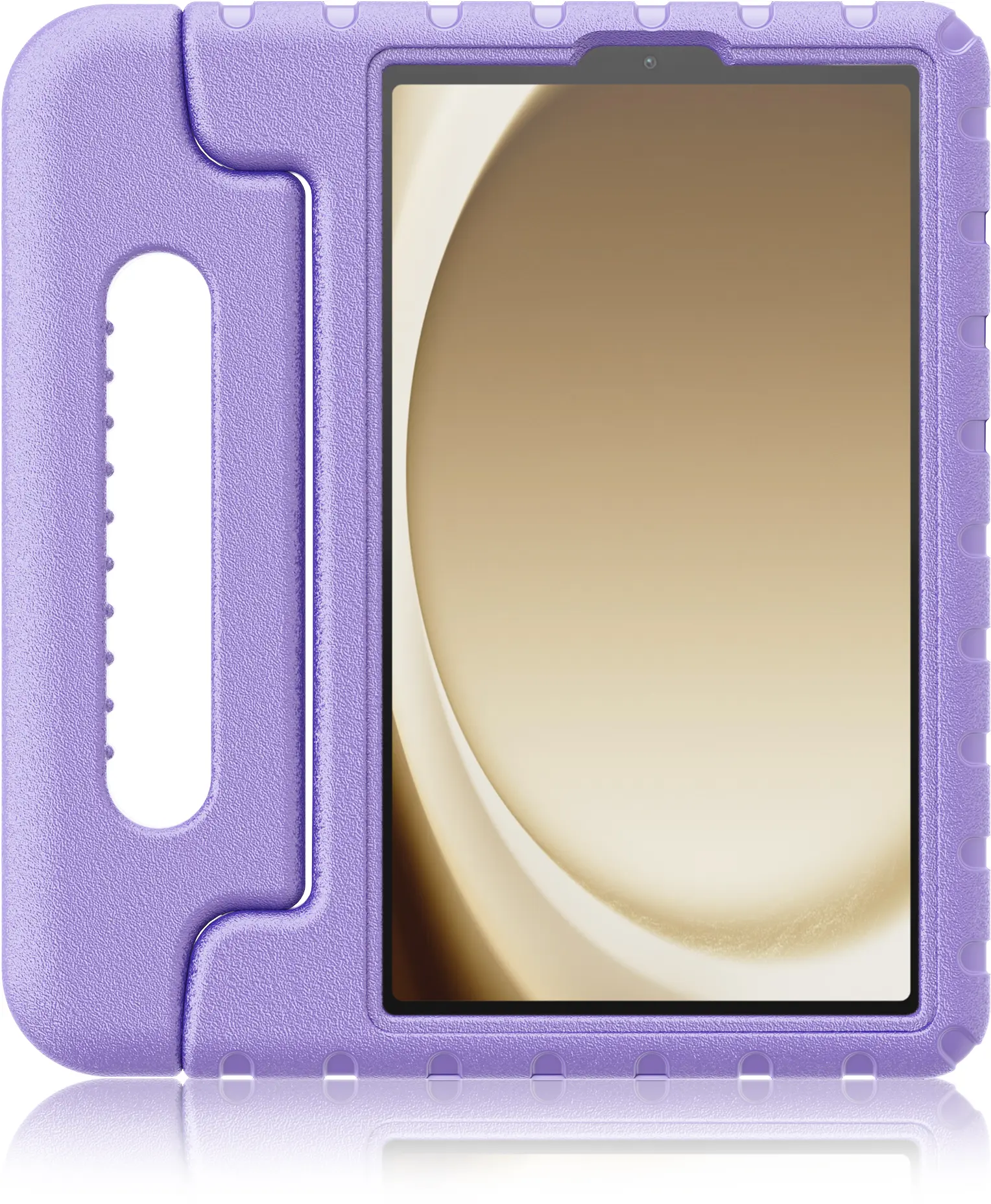 HappyCase Samsung Galaxy Tab A11 / A9 Kinder Tablethoes met Handvat Lila afbeelding 7