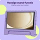 HappyCase Samsung Galaxy Tab A11 / A9 Kinder Tablethoes met Handvat Lila afbeelding 3