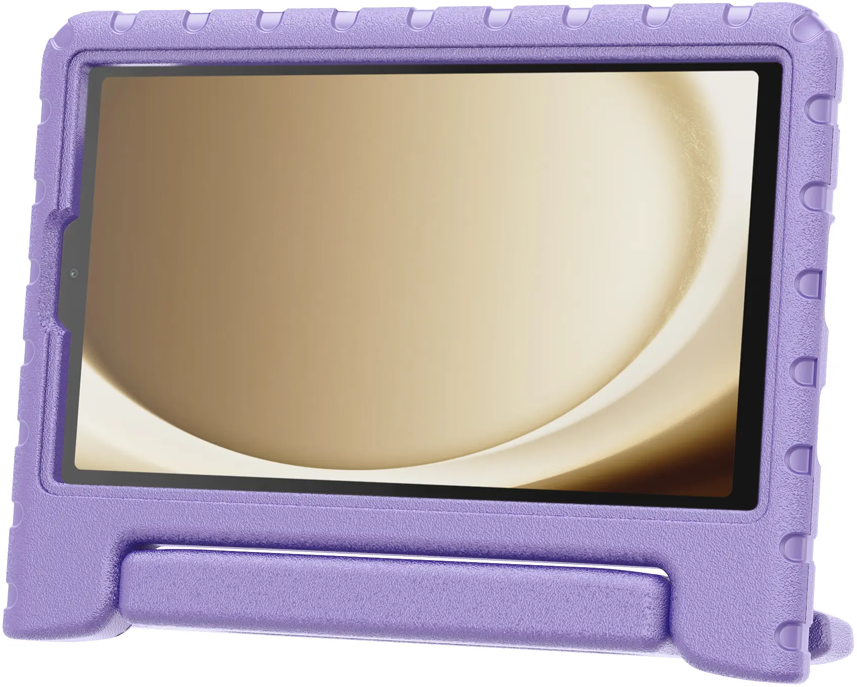 HappyCase Samsung Galaxy Tab A11 / A9 Kinder Tablethoes met Handvat Lila afbeelding 6