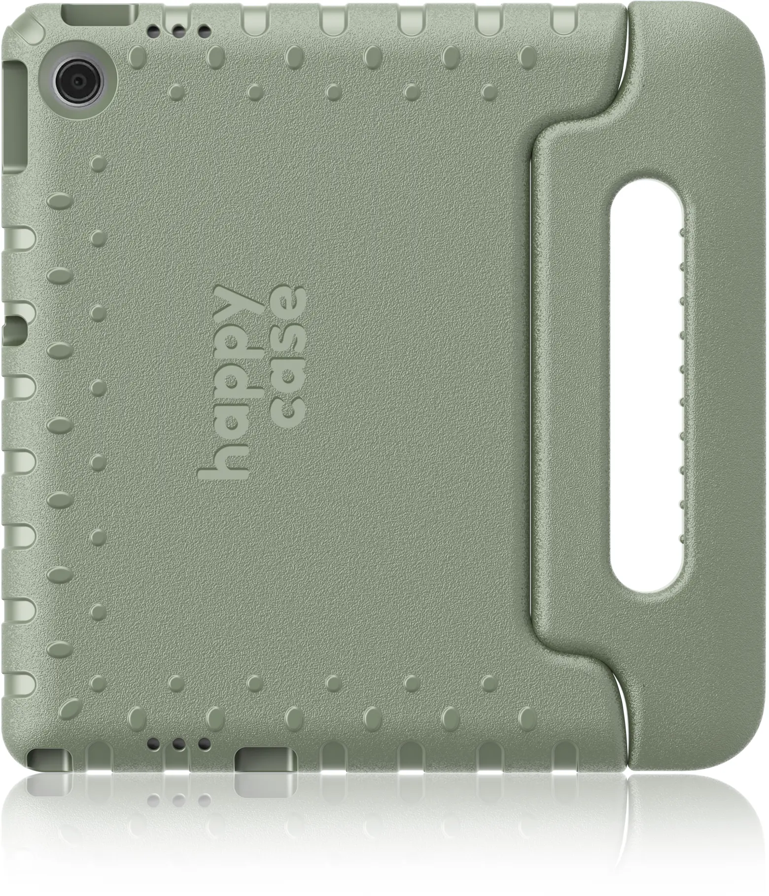 HappyCase Lenovo Tab M11 Kinder Tablethoes met Handvat Khaki afbeelding 1