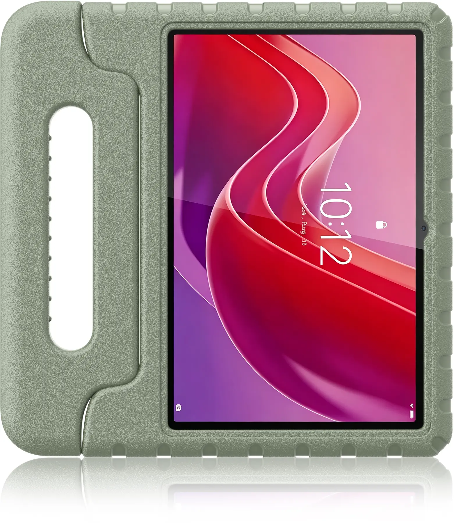 HappyCase Lenovo Tab M11 Kinder Tablethoes met Handvat Khaki afbeelding 6