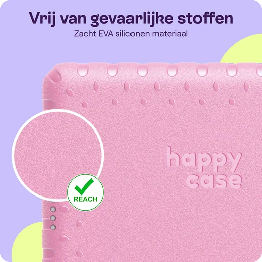 HappyCase Lenovo Tab M11 Kinder Tablethoes met Handvat Licht Roze afbeelding 5