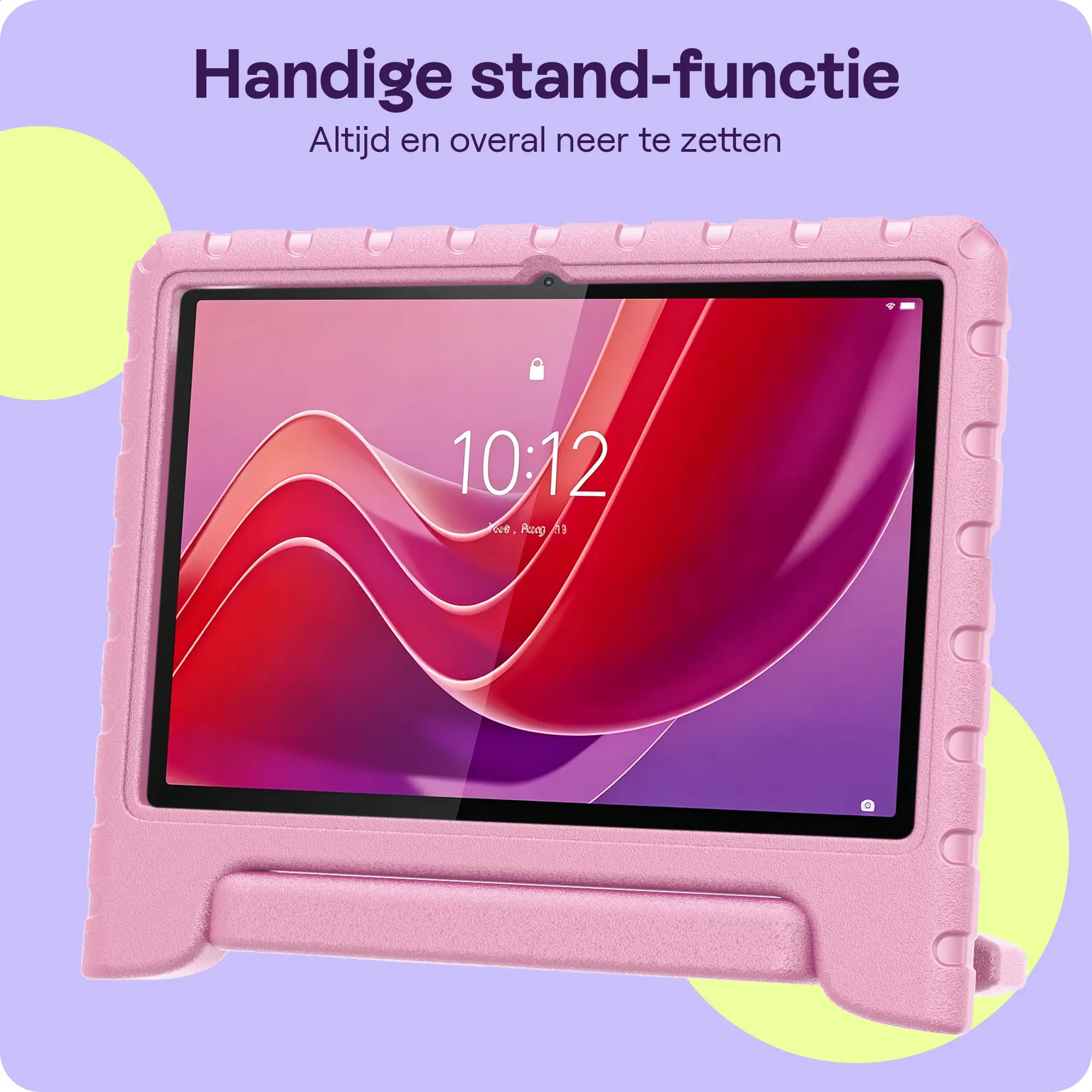 HappyCase Lenovo Tab M11 Kinder Tablethoes met Handvat Licht Roze afbeelding 3