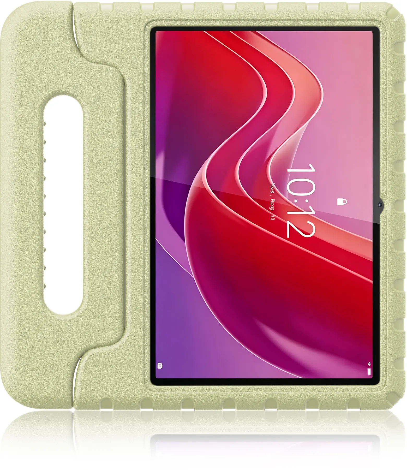 HappyCase Lenovo Tab M11 Kinder Tablethoes met Handvat Beige afbeelding 7