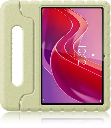 HappyCase Lenovo Tab M11 Kinder Tablethoes met Handvat Beige afbeelding 7