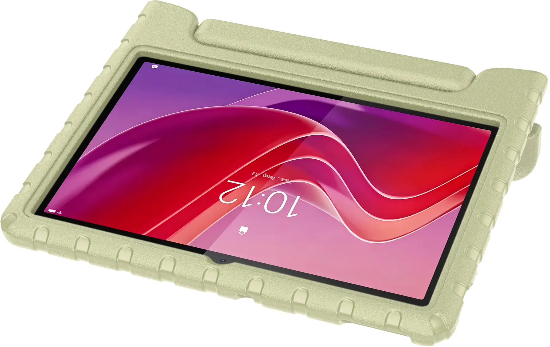 HappyCase Lenovo Tab M11 Kinder Tablethoes met Handvat Beige afbeelding 8