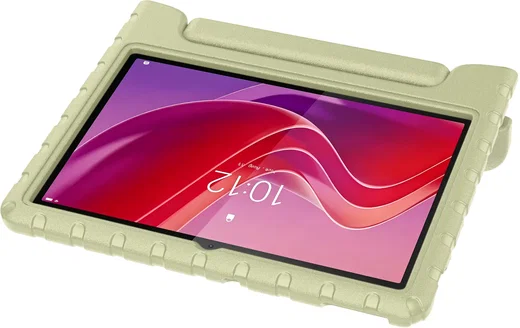 HappyCase Lenovo Tab M11 Kinder Tablethoes met Handvat Beige afbeelding 8
