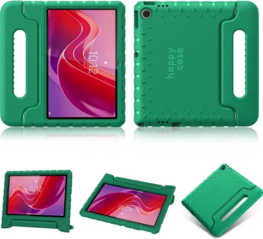HappyCase Lenovo Tab M11 Kinder Tablethoes met Handvat Donker Groen afbeelding 10