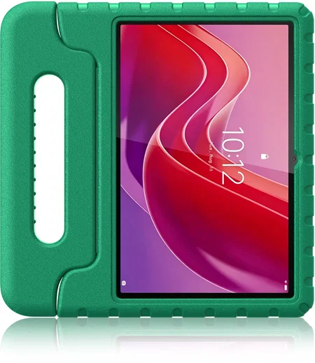 HappyCase Lenovo Tab M11 Kinder Tablethoes met Handvat Donker Groen afbeelding 7