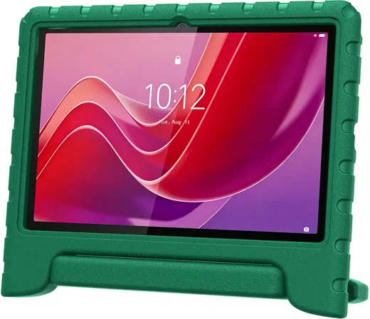 HappyCase Lenovo Tab M11 Kinder Tablethoes met Handvat Donker Groen afbeelding 6