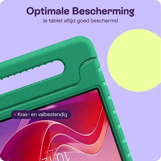 HappyCase Lenovo Tab M11 Kinder Tablethoes met Handvat Donker Groen afbeelding 4