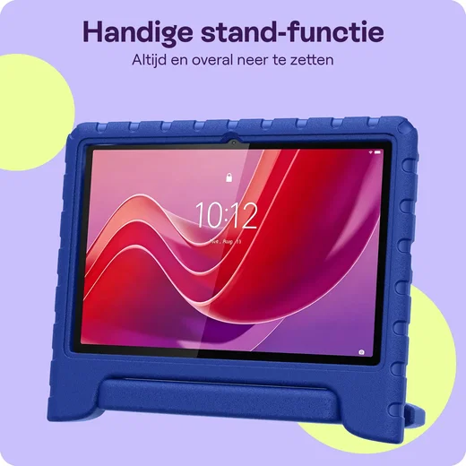 HappyCase Lenovo Tab M11 Kinder Tablethoes met Handvat Donker Blauw afbeelding 3