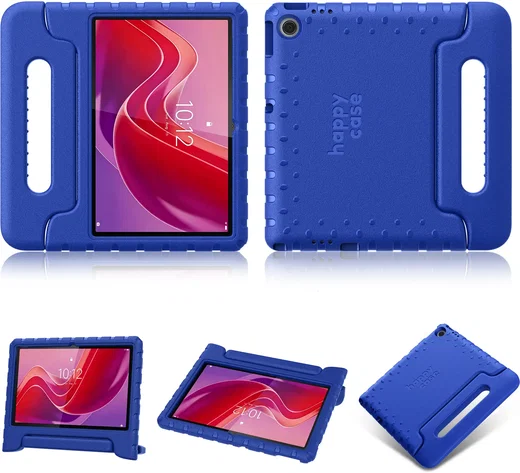 HappyCase Lenovo Tab M11 Kinder Tablethoes met Handvat Donker Blauw afbeelding 10