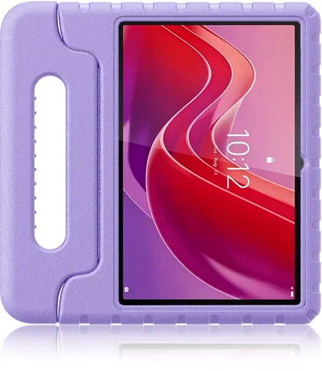 HappyCase Lenovo Tab M11 Kinder Tablethoes met Handvat Lila afbeelding 7