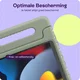 HappyCase iPad 10.2 2019/2020/2021 Kinder Tablethoes Handvat Khaki afbeelding 3