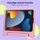 HappyCase iPad 10.2 2019/2020/2021 Kinder Tablethoes Handvat Licht Roze afbeelding 3