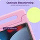 HappyCase iPad 10.2 2019/2020/2021 Kinder Tablethoes Handvat Licht Roze afbeelding 4