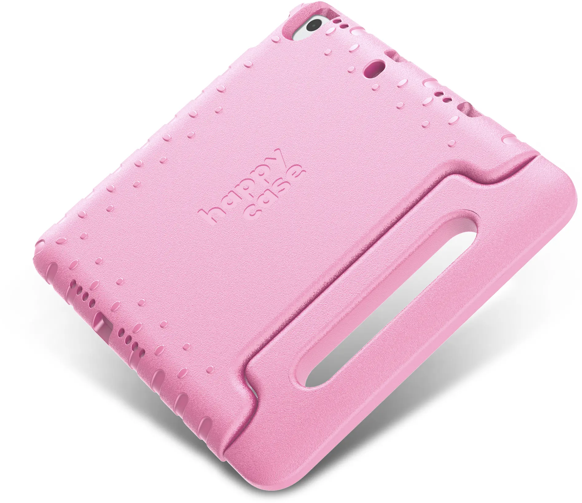 HappyCase iPad 10.2 2019/2020/2021 Kinder Tablethoes Handvat Licht Roze afbeelding 9