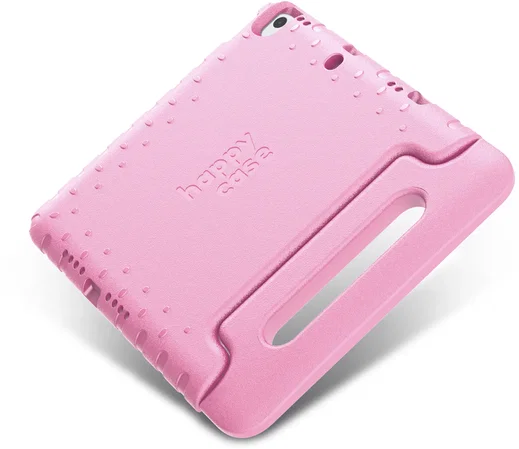 HappyCase iPad 10.2 2019/2020/2021 Kinder Tablethoes Handvat Licht Roze afbeelding 9