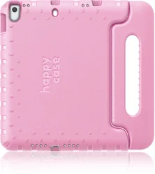 HappyCase iPad 10.2 2019/2020/2021 Kinder Tablethoes Handvat Licht Roze afbeelding
